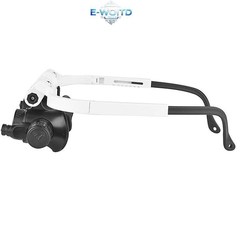 Kính lúp E-WOITD 8X/15X/23X có đèn LED, dùng cho thợ kim hoàn, đọc sách, kính thiên văn