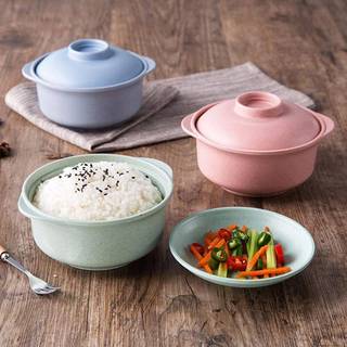 [Ktp] bát mì ăn liền có nắp đậy bát cơm nóng súp đồ ăn cho học sinh phong cách Nhật Bản Bộ đồ ăn bát nhà bếp khỏe mạnh