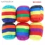 SRVN 6 Chiếc Handmade Ngoài Trời Mềm Handmade Túi Bóng Đá Juggling Balls Đồ Chơi Thể Thao Bền Đẹp Cho Trẻ Em Hoạt Động Chơi Tập Thể.