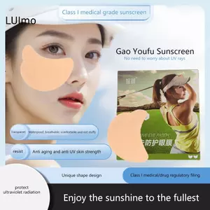 LUImo 5 Cặp Miếng Dán Mặt Uv Golf Chống Nắng Miếng Dán Dưỡng Ẩm Thoáng Khí Chống Nắng Mặt Miếng Dán Cho Golf Du Lịch Bãi Biển SBS