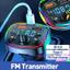 Bộ sạc ô tô VN, Bluetooth 5.0, Bộ phát FM trên ô tô, Bluetooth rảnh tay, MP3, True 3.1A, Cổng USB kép, Sạc PD