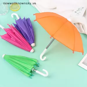 MỚI 22CM Nhiều Màu Sắc Búp Bê Ô Đồ Chơi Mưa Gear Cho Búp Bê 18 Inch Bé Gái Phụ Kiện SKY