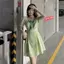 Đầm hoa kiểu Pháp cỡ lớn Sweet Girl Slimer Look All-Match High-End Love Break Dress Nữ hợp thời trang