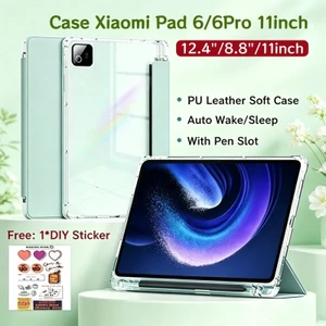 Ốp điện thoại Xiaomi Pad 6 Pro 11inch / MiPad 8 Pro 11.2inch có khe cắm bút Vỏ bảo vệ từ tính Xiaomi Pad Mini Cover có Ốp điện thoại trong suốt POCO Pad X1 11.2inch