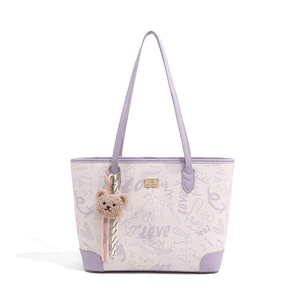 Micherr Micherr MICHCLKICI Túi xách nữ Thiết kế Graffiti Túi Tote in hình Túi sức chứa lớn
