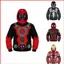 YB1 Marvel Spiderman Người Sắt Nọc Độc Chiến Tranh Giữa Các Vì Sao Cosplay Áo Trẻ Em Mặt nạ Dài Tay Áo Quà Tặng Cho Trẻ Em BY1