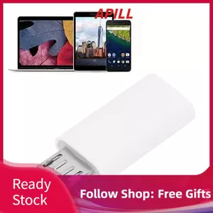 apill Type C Female to Micro USB Male Adapter Đầu nối truyền sạc nhanh cho điện thoại thông minh và máy tính bảng