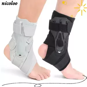 NICOLOO 1 bọc hỗ trợ mắt cá chân, Nẹp mắt cá chân vừa vặn nhẹ, Công cụ chăm sóc bàn chân buộc dây nhanh có thể điều chỉnh cho mắt cá chân bong gân