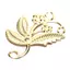 ECK 50 Chiếc Vintage Kim Loại Lá Filigree Hoa Lát Quyến Rũ DIY Thủ Công Trang Sức Làm HOT