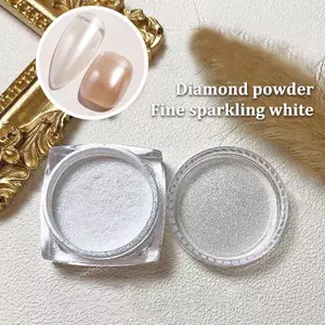 ECK 1Box Ngọc Trai Trắng Ngọc Trai Kim Sa Lấp Lánh Sáng Móng Tay Miếng Dán Nhiều Màu Sơn Móng Tay Trang Trí Phụ Kiện HOT
