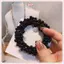 JRP Thanh Lịch Ngọc Trai Dây Buộc Tóc Hạt Bé Gái Scrunchies Dây Cao Su Đuôi Ngựa Giá Đỡ JRP