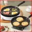ST2 Chống Dính 4 Khoang Ăn Sáng Đa Ngăn Skillet Chảo Chiên Nhà Ăn Sáng Nấu Ăn Nồi TS2