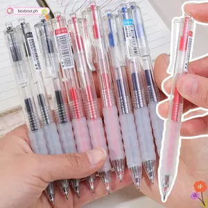 Bút trung tính BEABOUT, Bút chì 0,5mm Bút Gel mực đen / xanh / đỏ, Loại ép đa chức năng Bút chữ ký khô nhanh Kiểm tra sinh viên