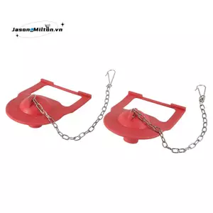 2 Chiếc Nắp Vệ Sinh 2 Inch Cho -Bộ Thay Thế Nắp Chốt, Thay Thế Cho Nhà Vệ Sinh Phần 84138, 84314, 85655 Và 89825- Có Dây Xích Thép Và Móc