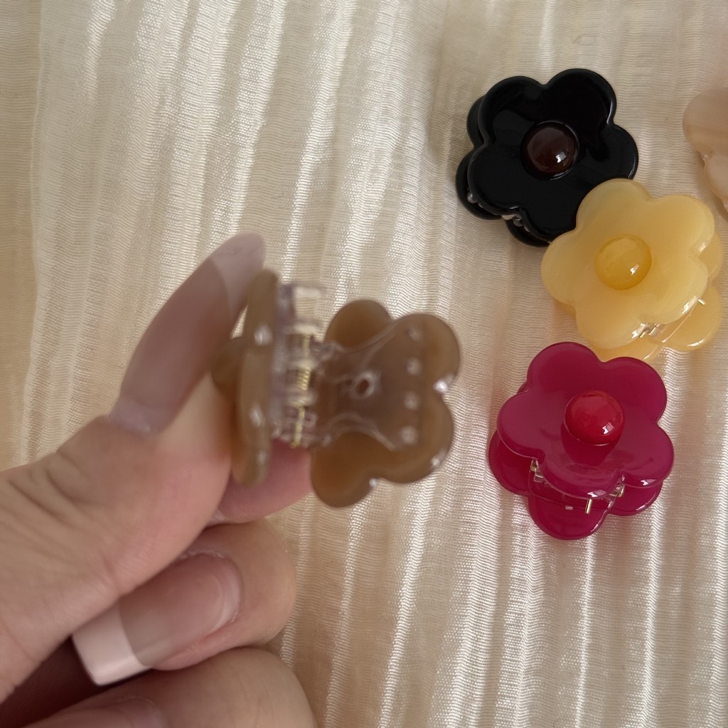 Kẹp tóc Mini hoa đầy màu sắc Kẹp móng vuốt dễ thương