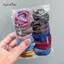 AqToCna 50 Chiếc Bé Gái Co Giãn Tóc Phụ Kiện Cho Trẻ Em Dây Cao Su Trắng Đuôi Ngựa Giá Đỡ Kẹo Cao Su Cho Dây Buộc Tóc Scrunchies Băng Đô Quấn Tóc AqToCna