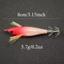 Jig mực PYCOU, Mồi chìm chậm phát sáng 8CM-5.8G, Wobbler Webfoot Gỗ Tôm Ngang Nhân tạo Calamar Octopus Câu cá