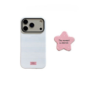 Họa tiết sọc và ngôi sao với vỏ bảo vệ chân đế ngôi sao cho iPhone 11 12promax 13pro15pro 15promax 14 14promax 14pro 16 pro max 16 plus 17promax ốp lưng hai trong một