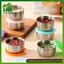 Hộp đựng thực phẩm bằng thép không gỉ SWEET có nắp chống rò rỉ - Cốc đựng Salad an toàn cho bữa ăn Bento & Dã ngoại n