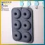 BVY 6 Lỗ Nonsti Silicone Donut Khuôn Khay Nướng Bánh Cấp Thực Phẩm Cho Muffin Cupcake Bánh Mì Sô Cô La Dễ Dàng Phát Hành Nhà.