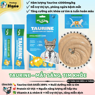 Súp Thưởng Cho Mèo MRVET Bổ Sung Omega 3, Prebiotics, Taurine Hỗ Trợ Tiêu Hóa Và Sức Khỏe Tim Mạch