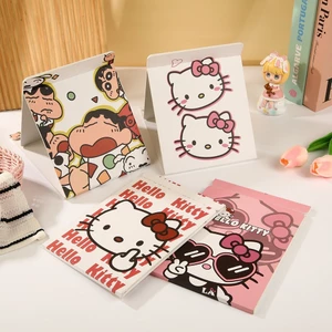 Gương để bàn gấp gọn bìa giấy size 15x21cm hình Capybara Kitty siêu cute MUN STORE GUONGTU28