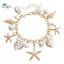 Bộ trang sức vỏ ngọc trai và vỏ ốc xà cừ Springevenstar có dấu sao biển hoàn hảo cho chuyến đi chơi bên bờ biển Springevenstar
