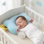 Gối đầu phẳng cho bé Phòng ngừa chống nghiêng Memory Foam Gối sơ sinh có nắp Cotton nguyên chất