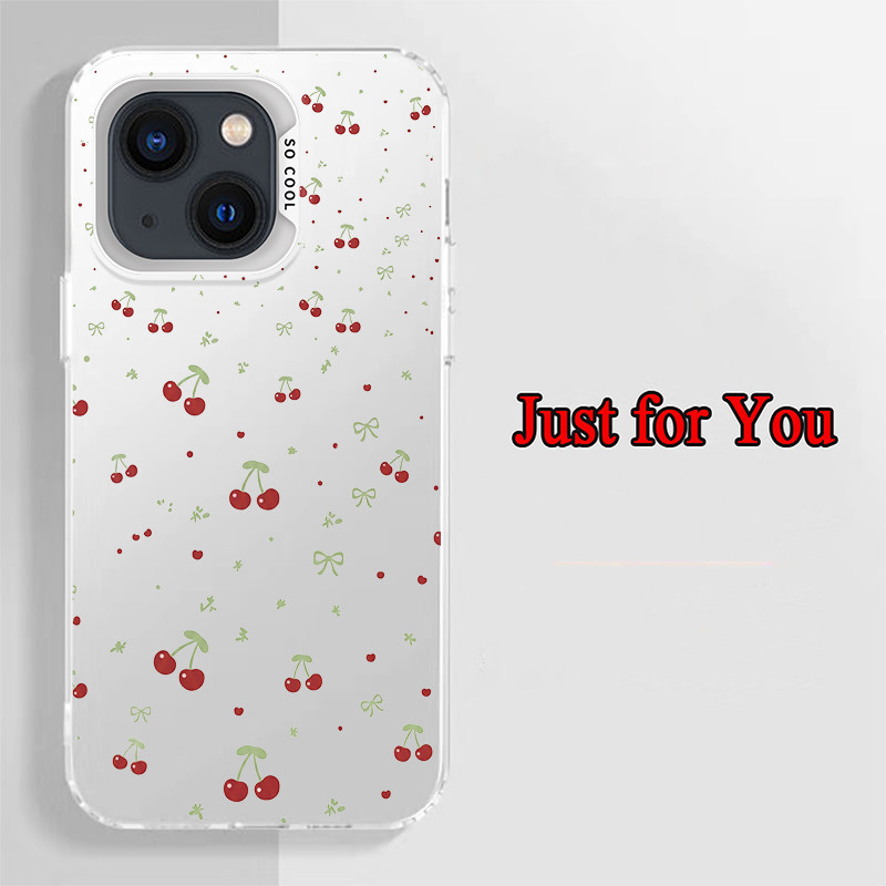 Ốp Điện Thoại Cho Xiaomi Redmi 9C 10C 12 13 12C 13C 14C A1 A2 A3 Note 10 11 12 13 14 Pro 4G 5G 13T POCO C61 C65 X5 X7 Họa Tiết Anh Đào Ngọt Ngào