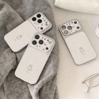 Bút ngắn Miffy Bunny rải rác cho trường hợp iPhone 17promax 161514plus 1312pro