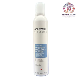 Bọt tạo kiểu sáng bóng Goldwell Stylesign VOLUME Bodifying Brilliance Mousse 300ml ( Hold 3/5 ) [ MK ]