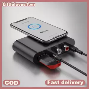 Littleloves1 5.3 Bộ Thu Phát Đĩa U Bộ Chuyển Đổi Nhạc Với RCA 3.5 Mm Aux Ja Cho Xe Ô Tô Gia Đình Aux Âm Thanh Stereo Không Dây Chia Sẻ VN
