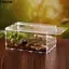 LAKAM Bò sát Terrarium, Acrylic Dễ dàng lắp đặt Chuồng bò sát, Nhà tắc kè trong suốt thông gió chống thoát hiểm Môi trường sống Đồ dùng cho thú cưng