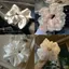 Nhấp Nháy Kim Cương Satin Scrunchy Tóc Nữ Quá Khổ Cao Cấp Dây Tóc Phong Cách Nhẹ Nhàng Thể Hiện Mặt Bóng Nhỏ Phụ Kiện Tóc