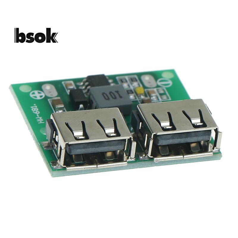 Trailblazer 9V 12V 24V đến 5V DC-DC Bộ sạc bước xuống Mô-đun nguồn USB kép Bảng đầu ra mới