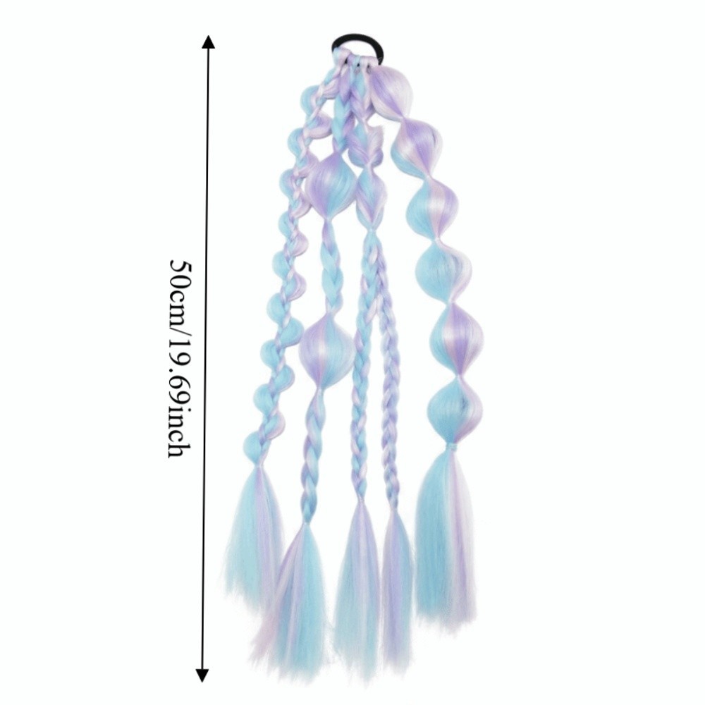 SENRTY Lantern Bubble Twist Braid, Tóc thắt nút đèn lồng dài nhiều màu sắc, Dreadlock tự nhiên Thắt dây buộc tóc chuyển màu quấn tóc sử dụng hàng ngày