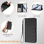 Ốp Lật Cho Infinix Hot 60 60i 50 50i Pro Plus Khe Cắm Thẻ Ví Màu Nguyên Chất Vỏ Điện Thoại Da PU