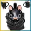BVY Bat Upside Down Shaped Mug – Cốc cà phê hình dơi Gothic dễ thương 3D có đế có trọng lượng, Cốc động vật gốm sứ cho bàn làm việc.