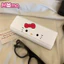 Hộp đựng kính cận thị di động họa tiết hoạt hình Hello Kitty dành cho sinh viên, hộp đựng kính từ tính chất liệu PU