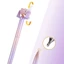 MOON 16cm Dài Mới Lạ BBQ Gel Bút Xoắn Hành Động Nhựa Bút Gel Với 0 5mm Đầu Kim Loại Để Nhật Ký Hàng Ngày Ghi Chú Lấy Wr