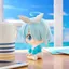 PS1 Xanh Lưu Trữ Arona Plana Nhân Vật Hành Động Chibi Anime Dễ Thương Cô Gái Để Bàn Trang Trí SP1
