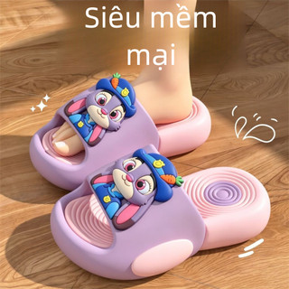 Dép lê hoạt hình cho bé trai bé gái - Đế EVA mềm chống trượt, dép đi trong nhà mùa hè