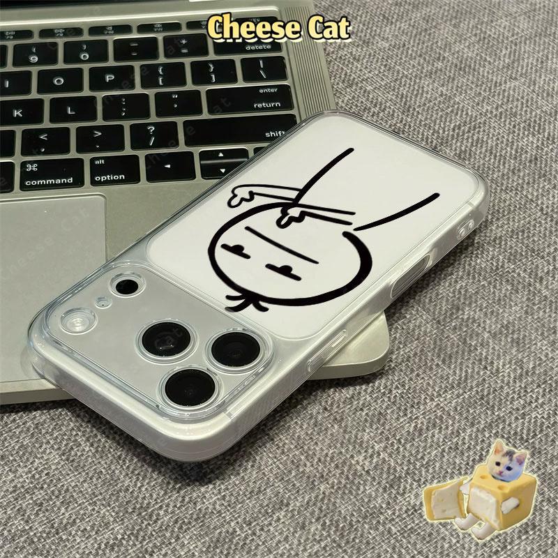 Ốp điện thoại bảo vệ ống kính trọn gói hình cặp đôi ngộ nghĩnh cho iPhone Xs XR 13 14 15 Plus 16 12 11 17 Pro Max