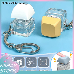 < Pluscloth > Móc khóa bàn phím đồ chơi Fidget Giảm căng thẳng cho người lớn Trẻ em – Bấm ngón tay Bàn điều hành Đồ chơi tập thể dục cổ tay Adhd Giảm lo âu Bàn phím di động Giảm căng thẳng Dễ dàng