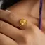LUImo Hợp Thời Trang Sang Trọng Năm Lá Vòng Tay Hoa Nelace Cho Nữ Màu Vàng Hoa Dây Chuyền Vòng Tay Bông Tai Bộ Tiệc Cưới Trang Sức SBS