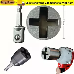 Ổ cắm cờ lê điện SNUGHOUSE, Máy khoan tương thích 1 / 2 trong cờ lê ổ cắm Jack đa năng, Universal Fit Dễ dàng sử dụng Dụng cụ khoan tay cầm tay hạng nặng