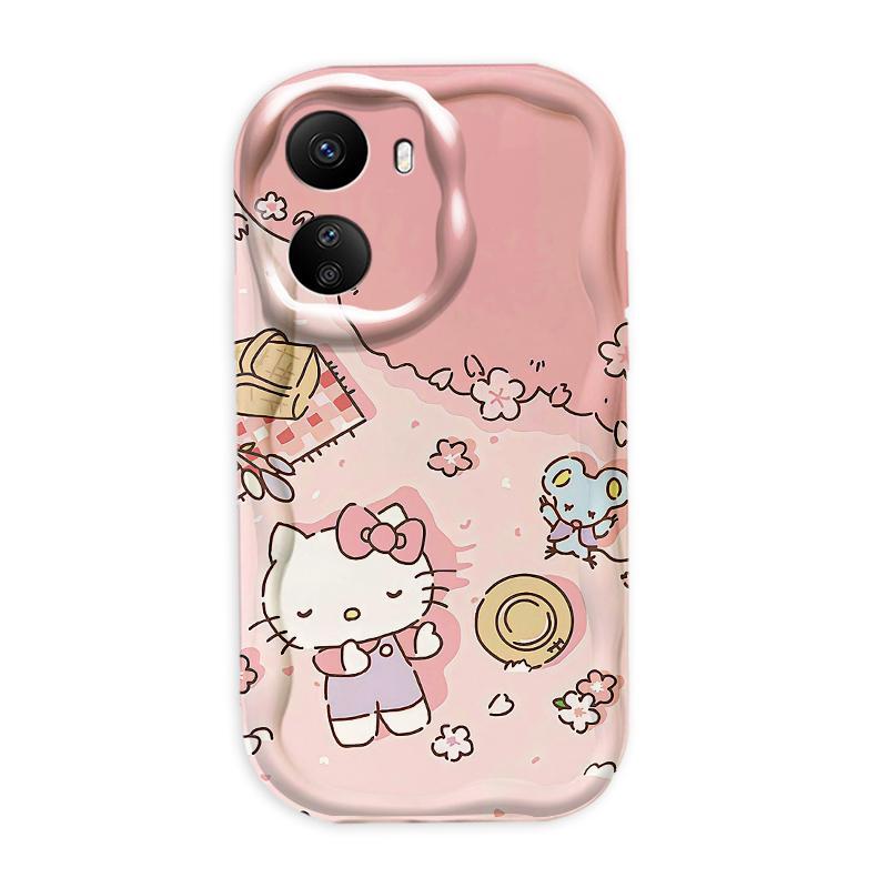 Thích Hợp Cho Redmi 13C / POCO C65 3D TPU Mềm Hoạt Hình Kitty Nữ Vỏ Điện Thoại Chống Sốc