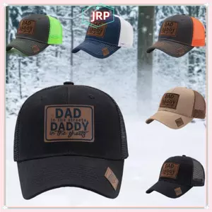 JRP Mùa Hè Lưới Mũ Bóng Chày Nam Nữ DAD Thư Miếng Dán Mũ Snapba Thoáng Khí Unisex Đường Phố Hip Hop Truer Mũ JRP