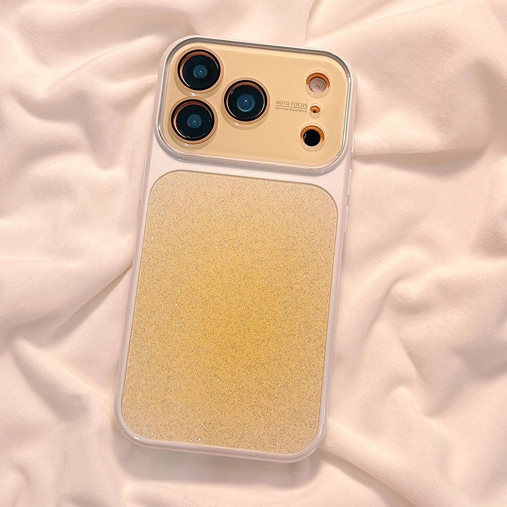 Ốp điện thoại bảo vệ Camera Acrylic lấp lánh Halation cho iPhone 17 Pro Max 16 15 14 Vỏ bảo vệ chống sốc