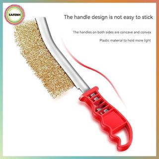 SAFENH 1 Bàn Chải Dây Thép Không Gỉ BBQ Loại Bỏ Rỉ Sét Bàn Chải Sạch VN
